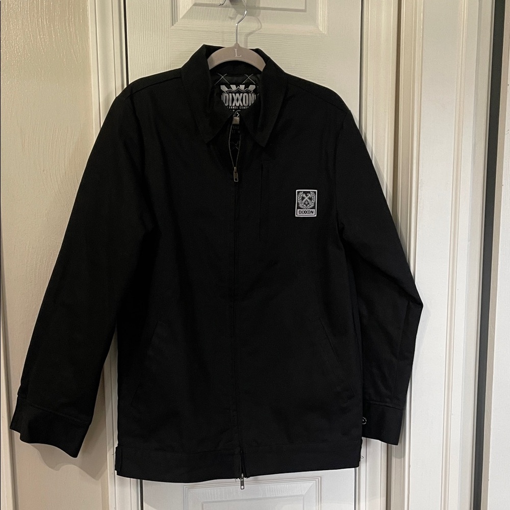 Dixxon Men’s Black Zip-Front Jacket.
